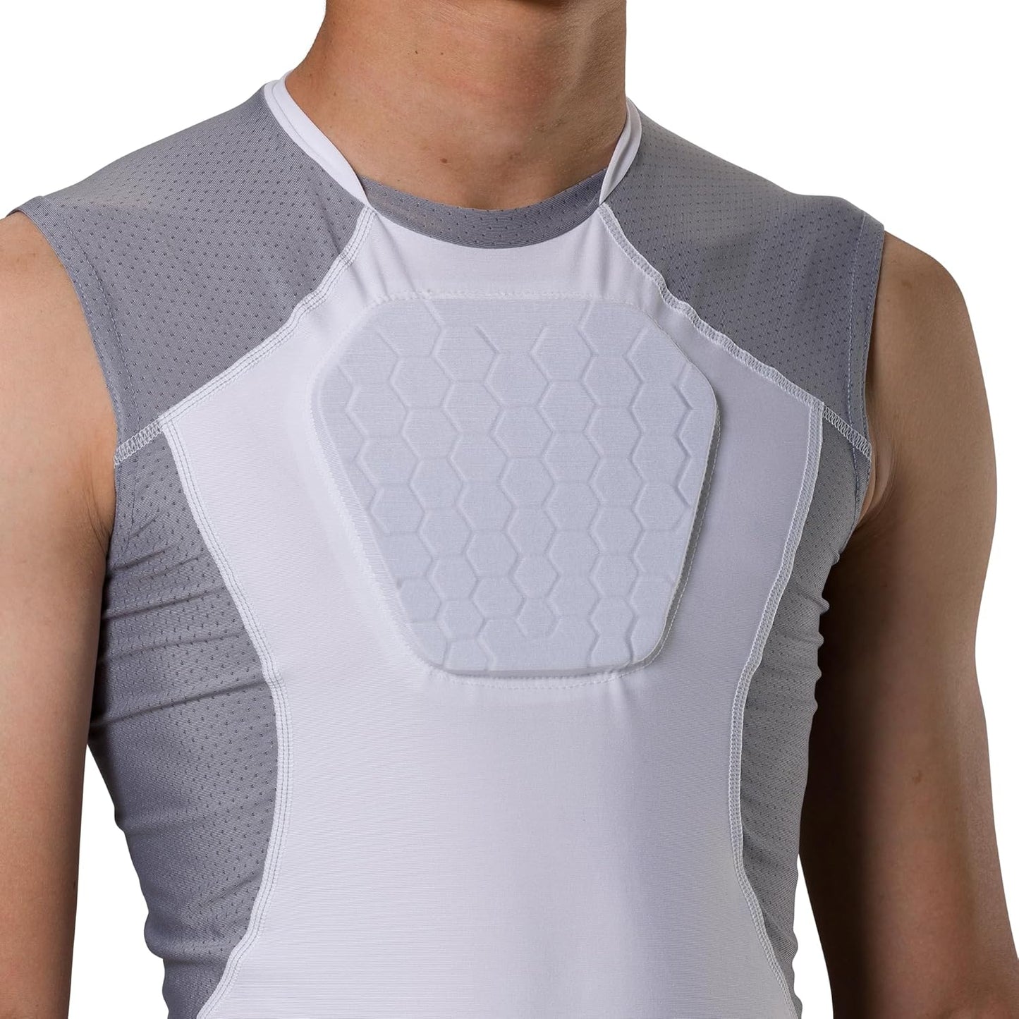Youth Chest Protector Baseball Heart Guard Sternum Protection Compression Shirt.