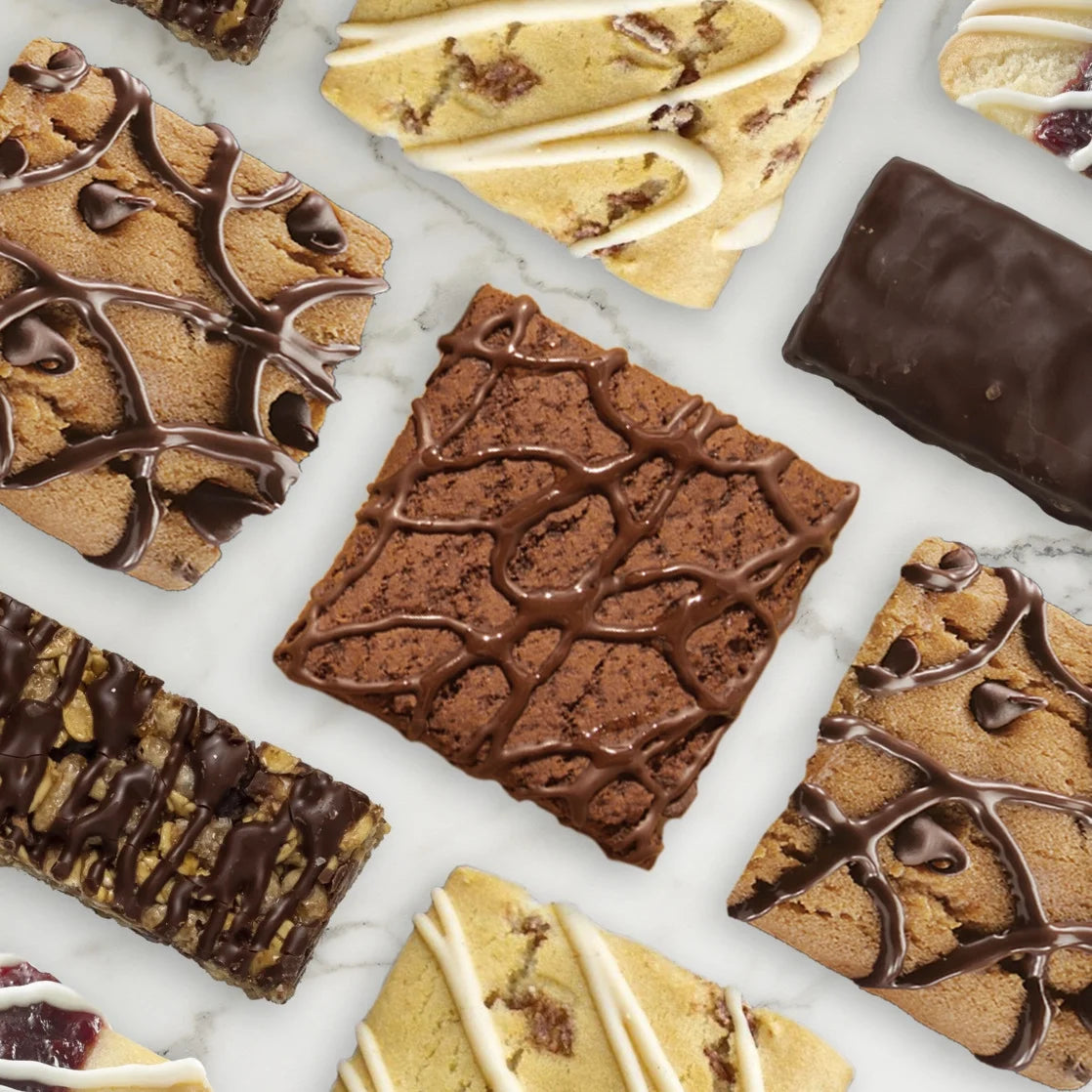 Chewy Protein Bars, Caramel Nut, Protein Snacks, 10 Ct