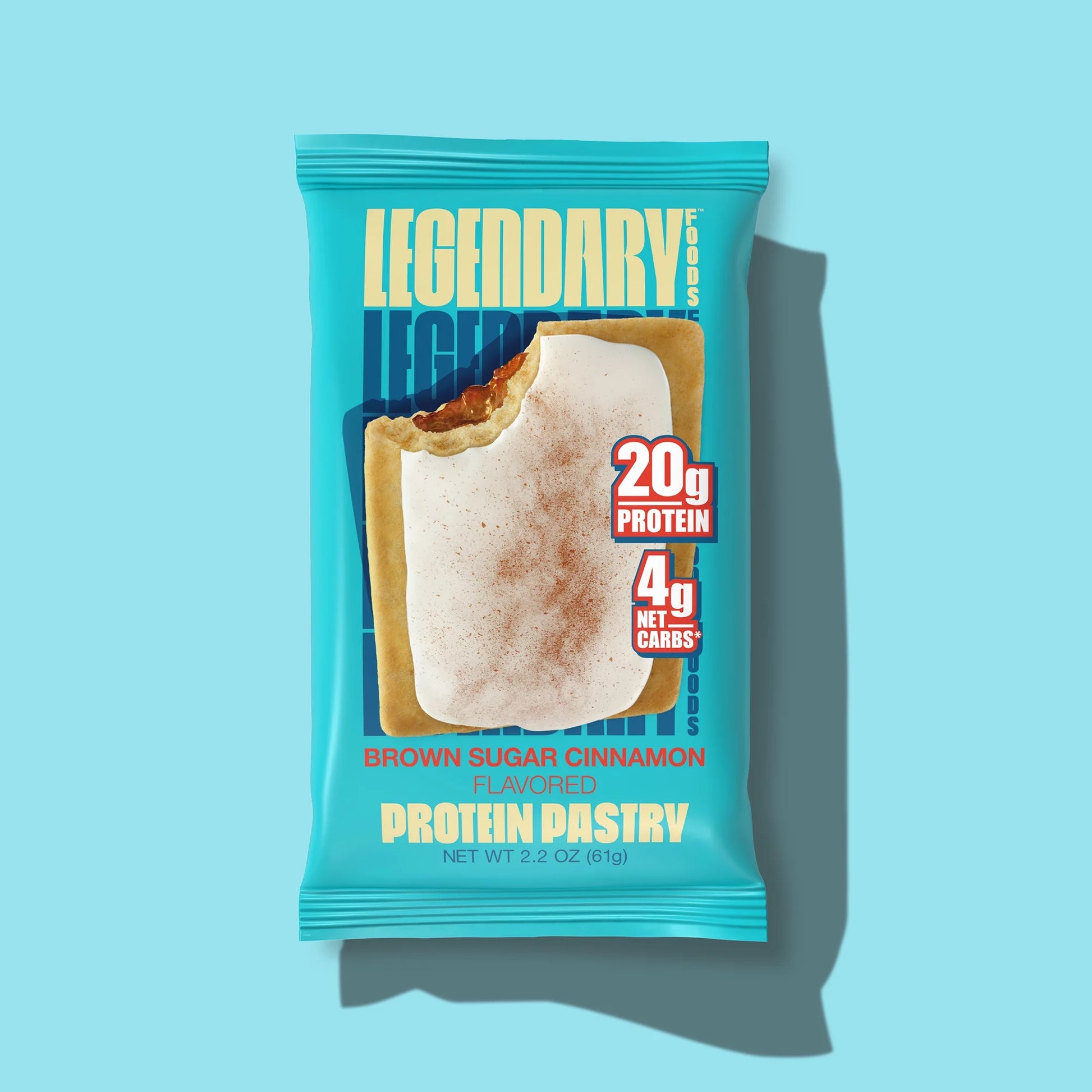 Protein Pastry - Brown Sugar Cinnamon 4 Pack | Protein Snack | Gluten-Free| Keto Friendly