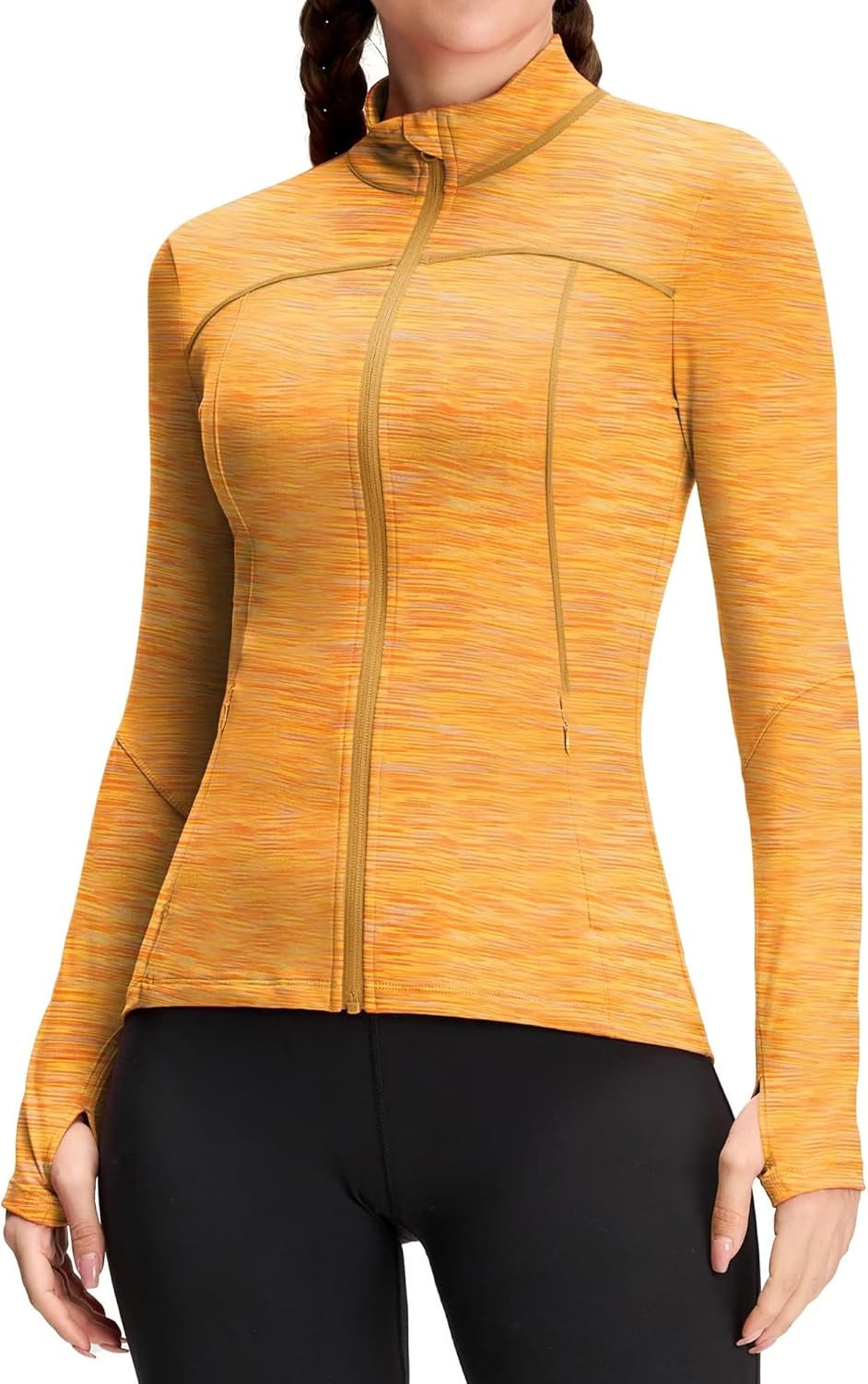 Womens Running Jackets Athletic Workout Scrub Jacket Track Full Zip up Gym for Women Yoga Top