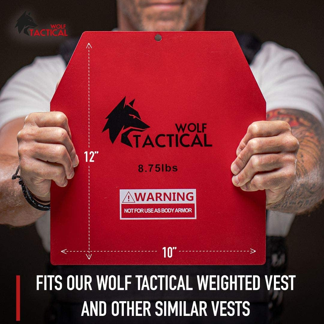 Weight Vest Plates - 5.75/8.75/14.5/19.75LB Pairs