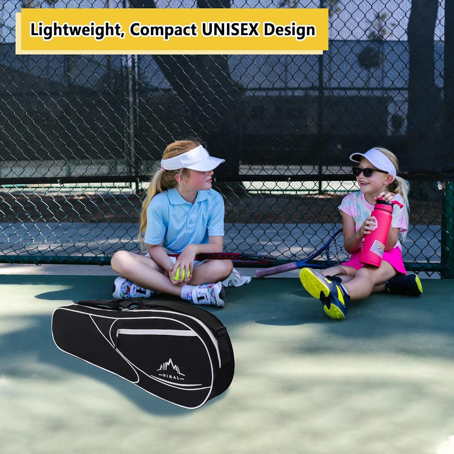 3 Racquet Tennis Bag with Protective Pad