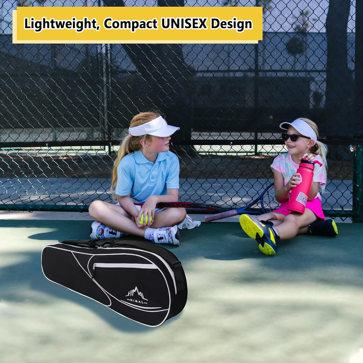 3 Racquet Tennis Bag with Protective Pad