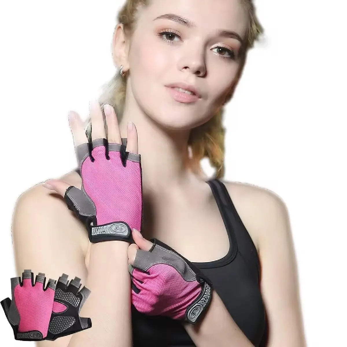 Professional Breathable Anti-Slip Half Finger Gloves for Cycling and Fishing - Unisex Design