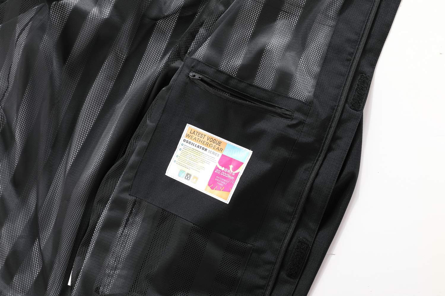 Men'S Lightweight Waterproof Hooded  Raincoat 