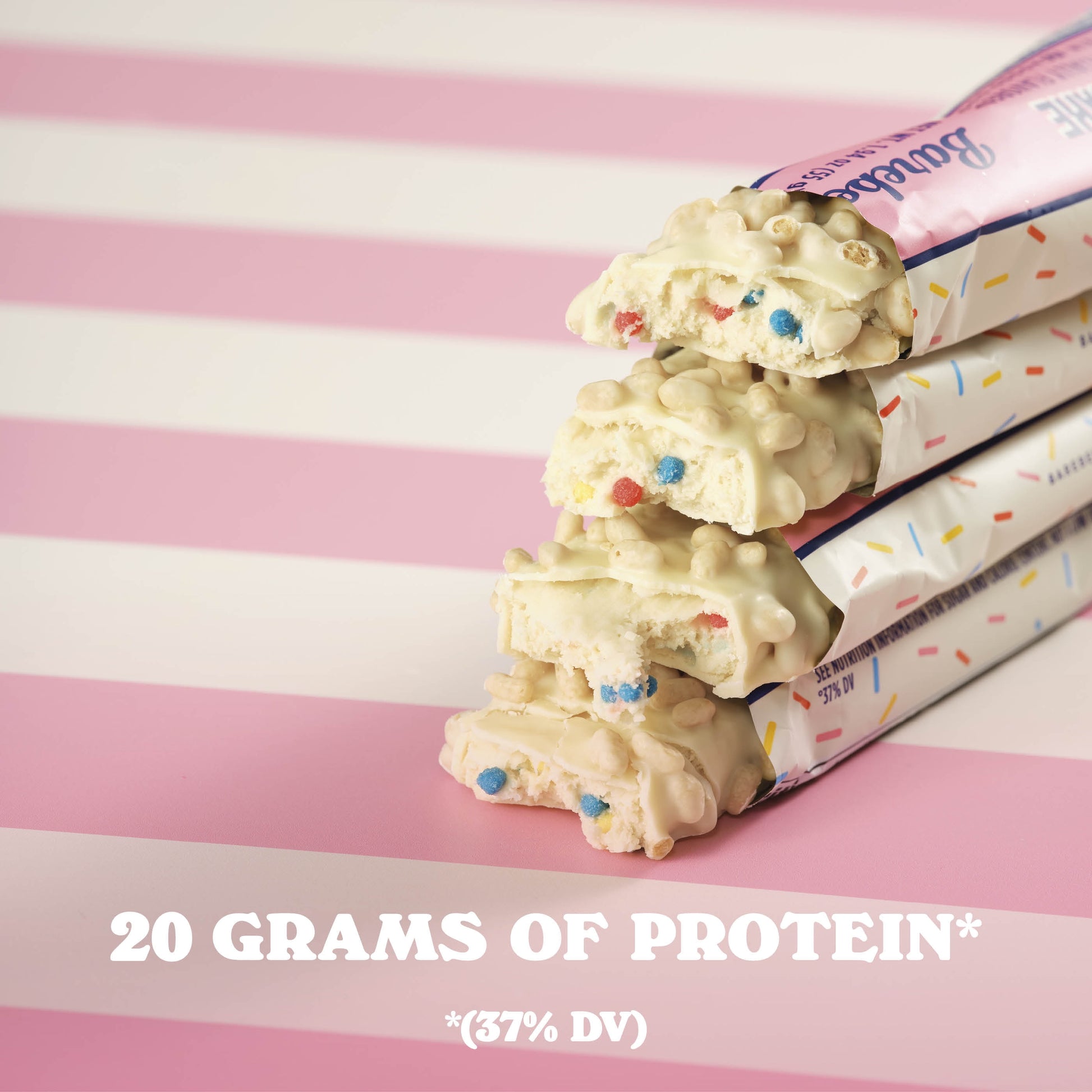 Protein Bars with 20G High Protein, 1.9Oz Bars, Birthday Cake - 24 Count
