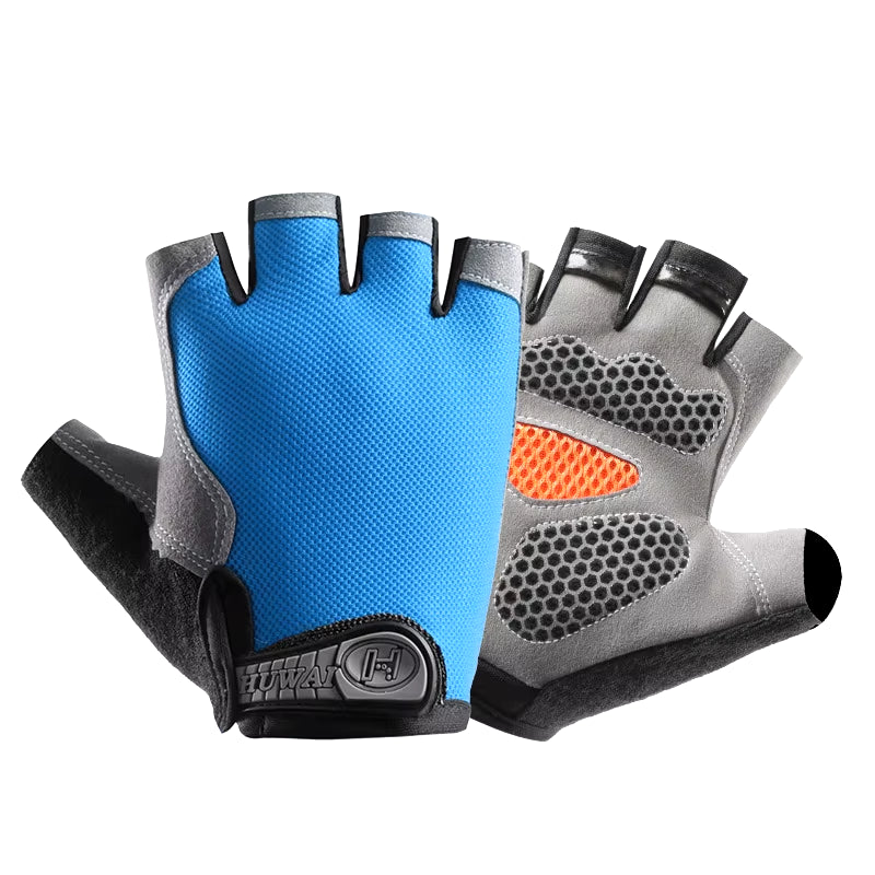 Professional Breathable Anti-Slip Half Finger Gloves for Cycling and Fishing - Unisex Design