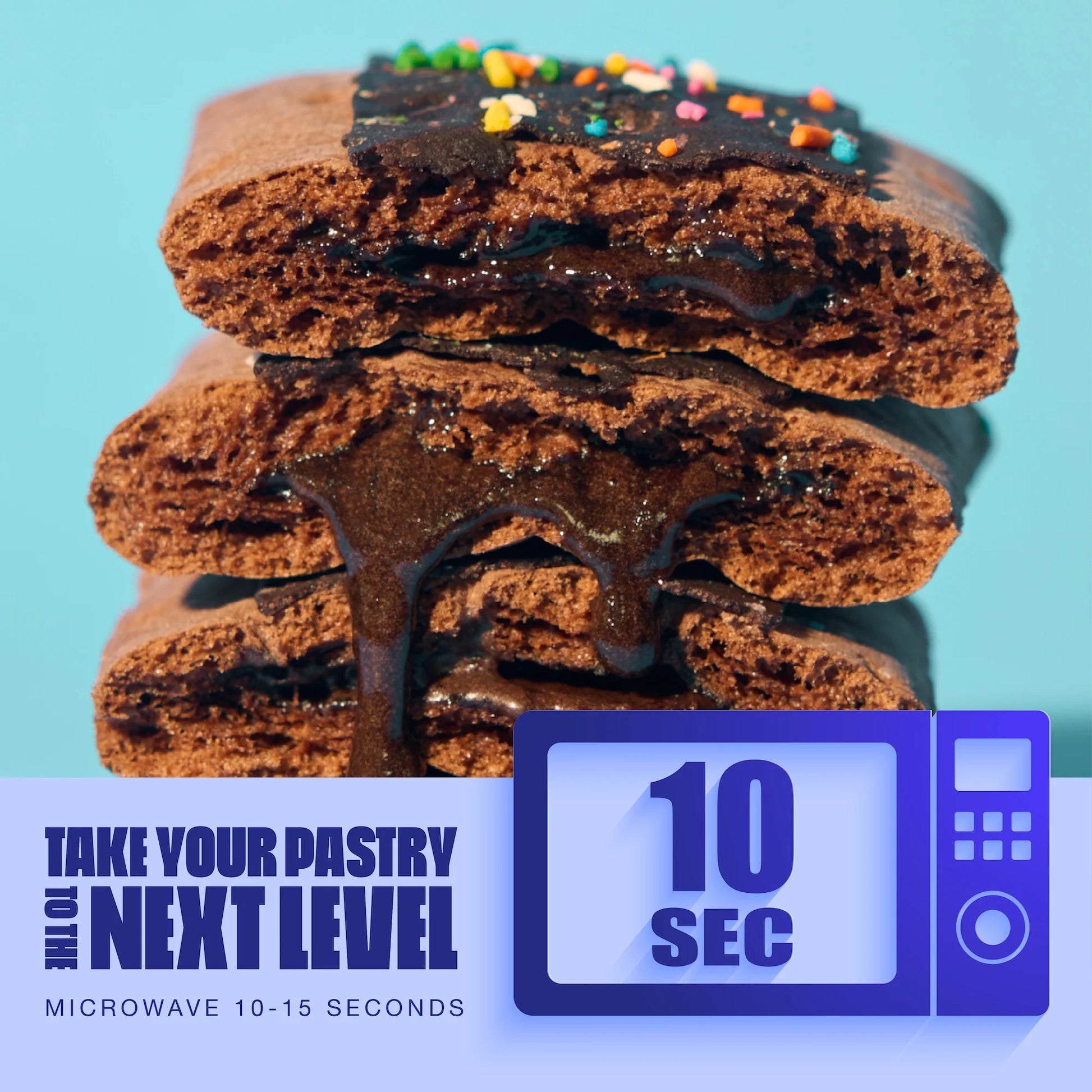 Protein Pastry - Chocolate Cake 4 Pack | Protein Snack | Gluten-Free| Keto Friendly