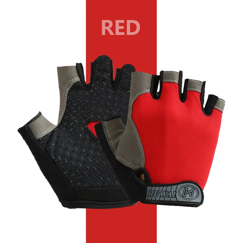 Professional Breathable Anti-Slip Half Finger Gloves for Cycling and Fishing - Unisex Design