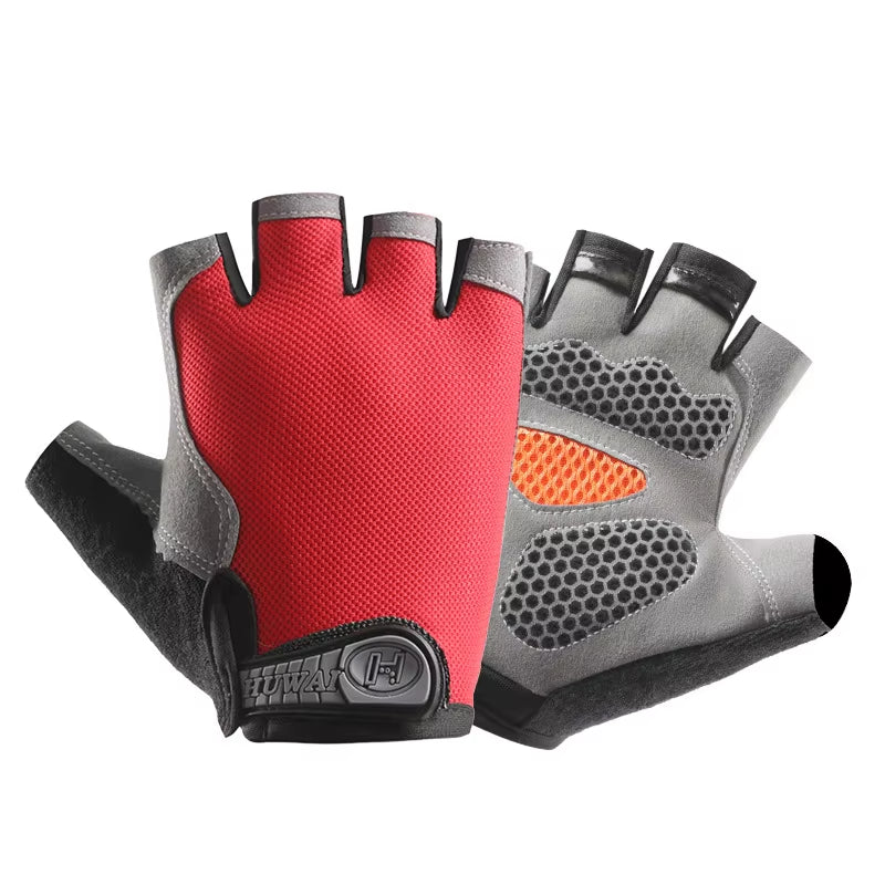 Professional Breathable Anti-Slip Half Finger Gloves for Cycling and Fishing - Unisex Design