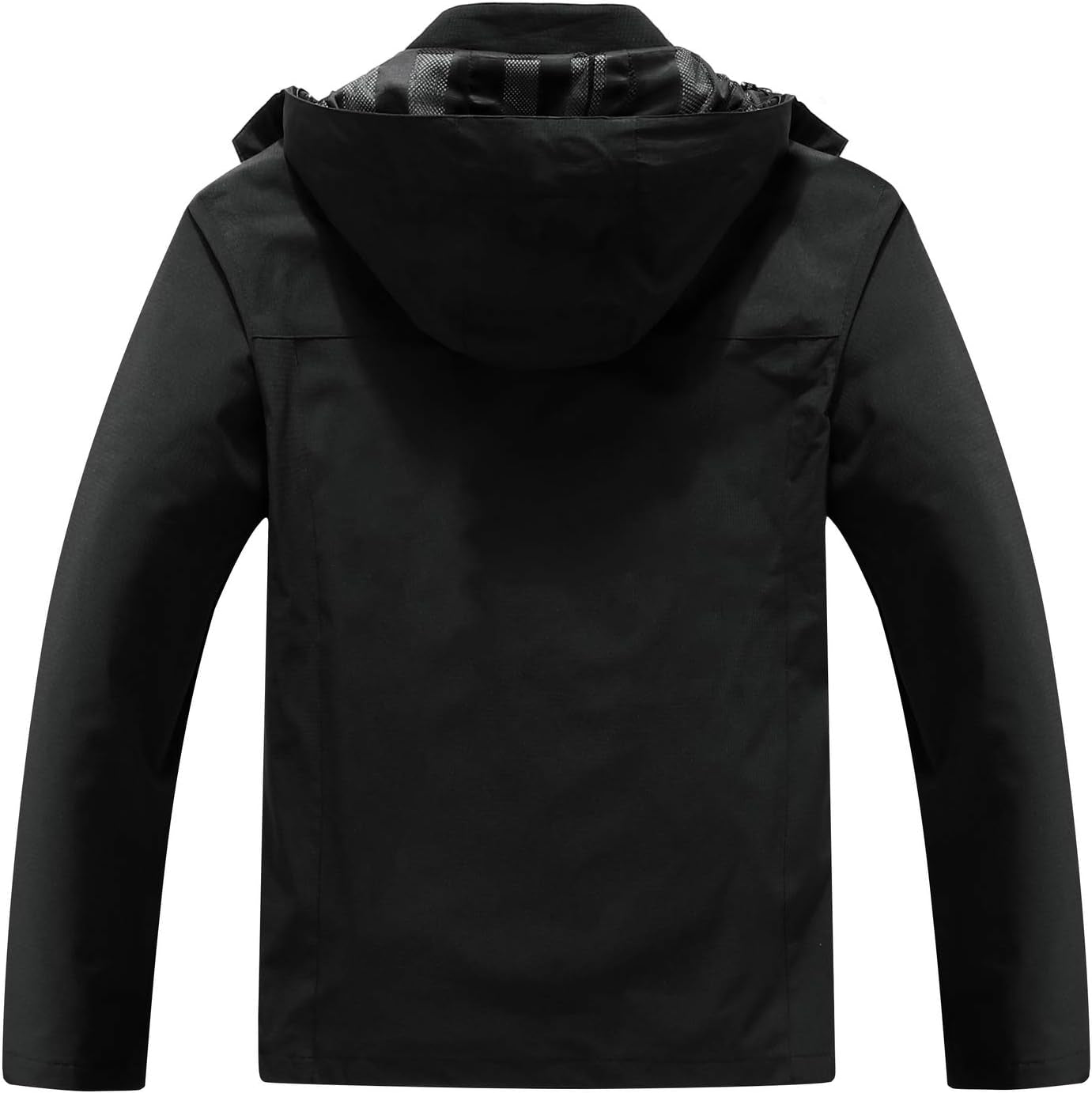 Men'S Lightweight Waterproof Hooded  Raincoat 