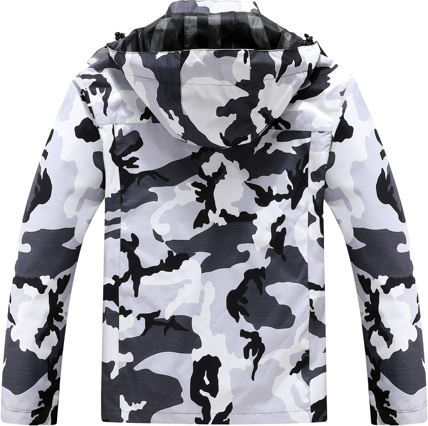 Men's Lightweight Waterproof Hooded Rain  Raincoat 