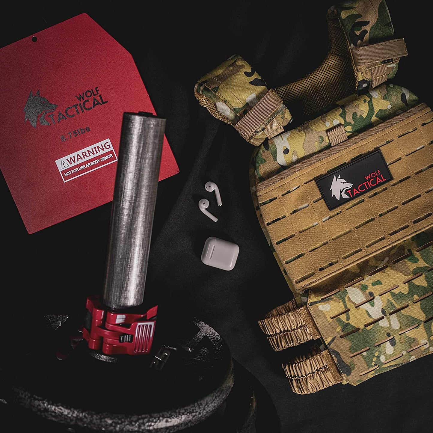 Weight Vest Plates - 5.75/8.75/14.5/19.75LB Pairs