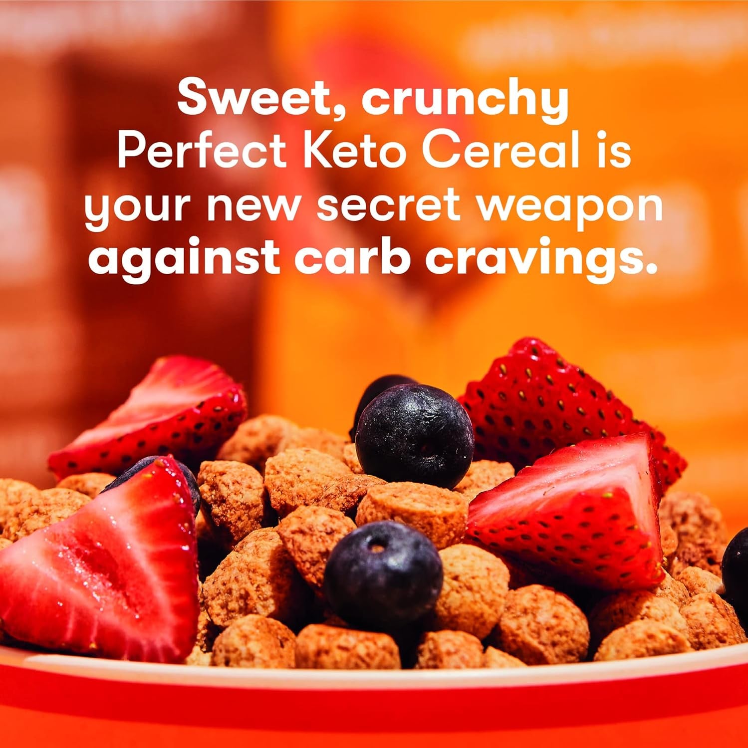 Keto Cereal | Low Net Carb, Zero Sugar, Grain Free, Keto Protein Cereal | Keto Snacks & Protein Snacks | Keto Friendly Foods | Great Keto Breakfast - (Cinnamon)