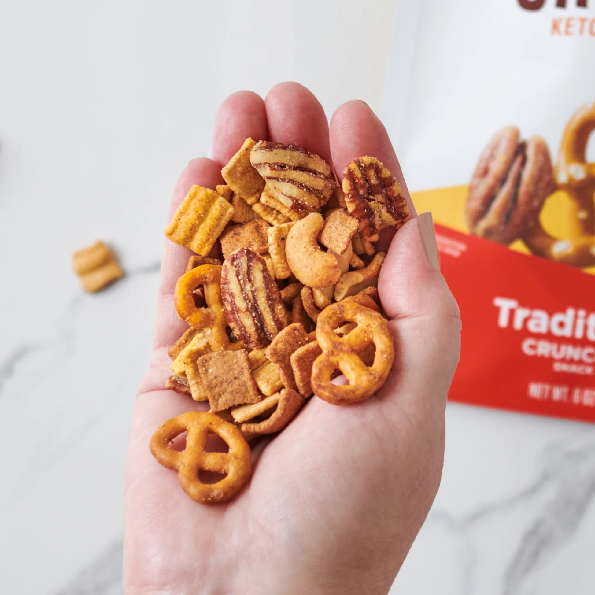 Mix Traditional Keto Snack Mix | Keto Friendly, Low Carb, Protein Snacks, 5.25 Oz (Pack of 3)