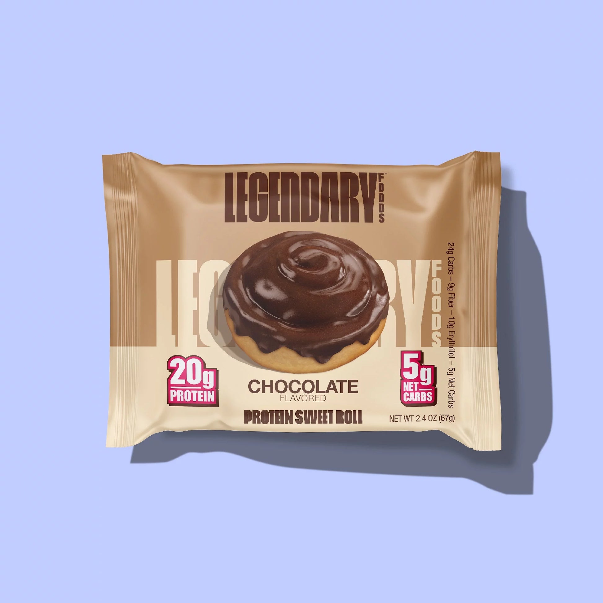 Protein Sweet Roll - Chocolate 4 Pack | Protein Snack | Gluten-Free| Keto Friendly