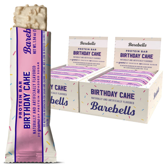 Protein Bars with 20G High Protein, 1.9Oz Bars, Birthday Cake - 24 Count
