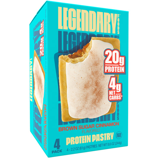 Protein Pastry - Brown Sugar Cinnamon 4 Pack | Protein Snack | Gluten-Free| Keto Friendly