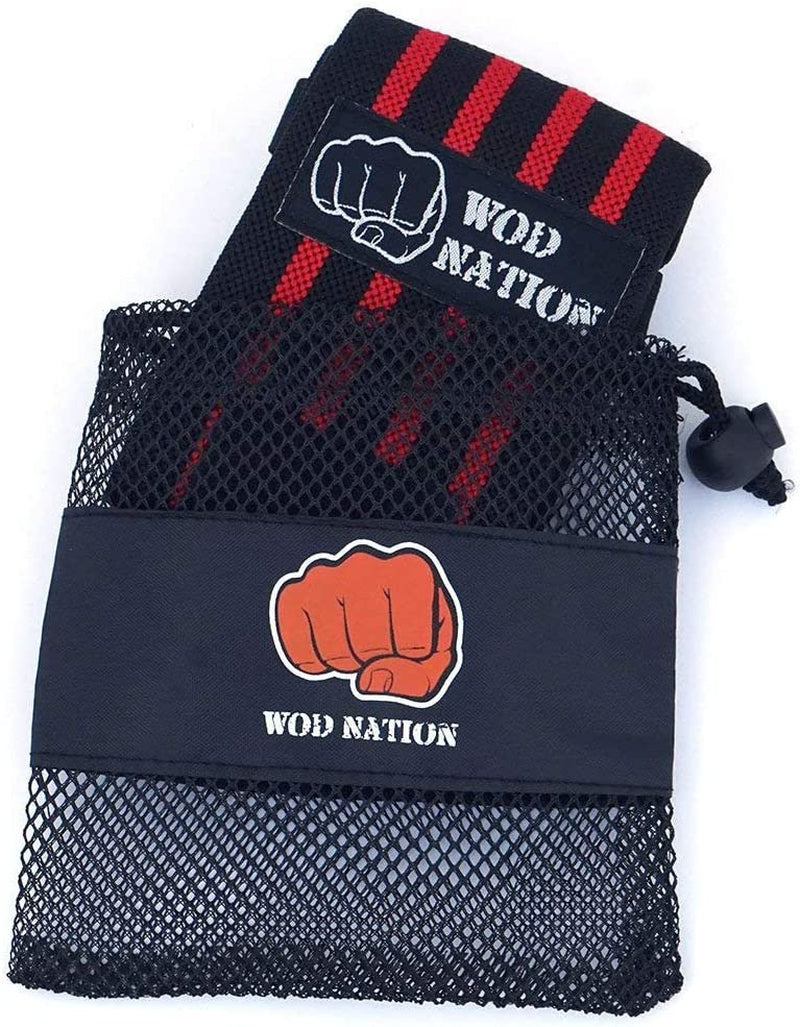 Wrist Wraps for Weightlifting & Strength Training – Professional Gym Straps W/Thumb Loop 