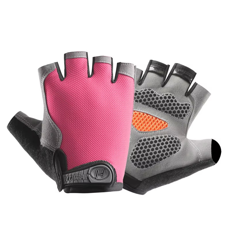 Professional Breathable Anti-Slip Half Finger Gloves for Cycling and Fishing - Unisex Design