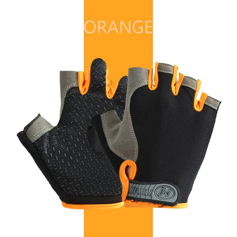 Professional Breathable Anti-Slip Half Finger Gloves for Cycling and Fishing - Unisex Design