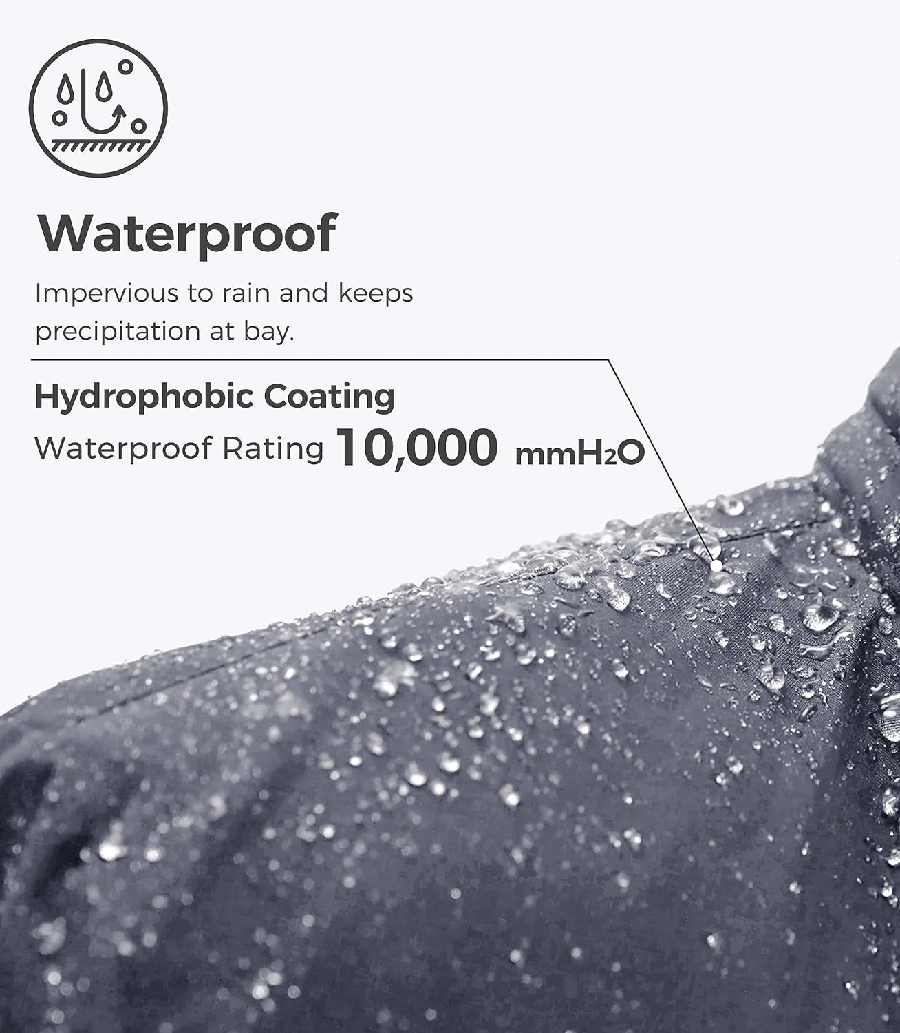 Men's  Mountain Waterproof Ski Jacket Windproof Warm Hooded