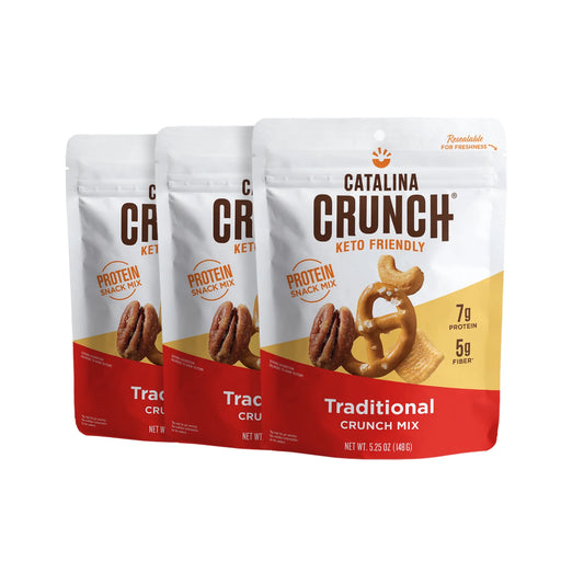 Mix Traditional Keto Snack Mix | Keto Friendly, Low Carb, Protein Snacks, 5.25 Oz (Pack of 3)