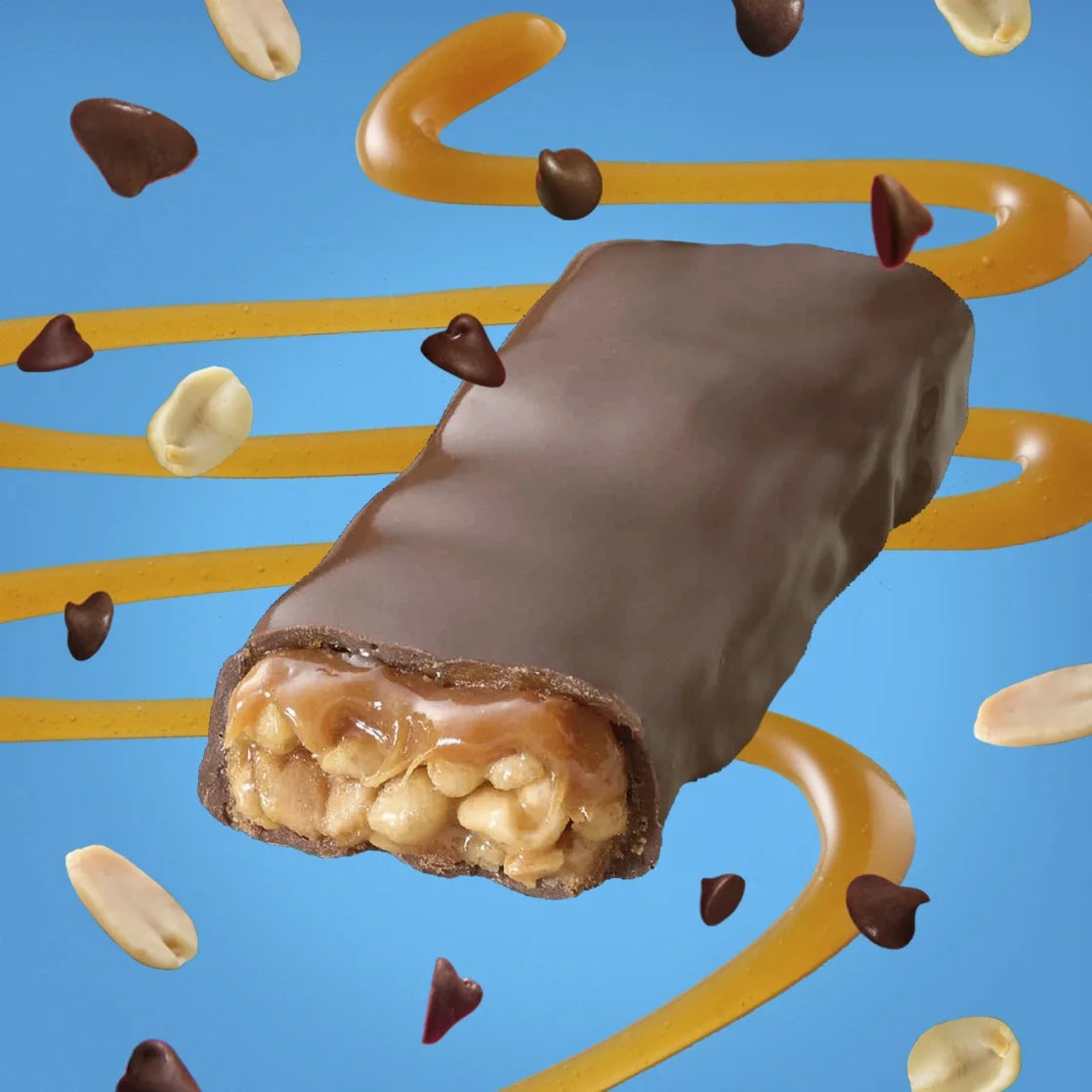 Chewy Protein Bars, Caramel Nut, Protein Snacks, 1.17 Oz, 5 Ct