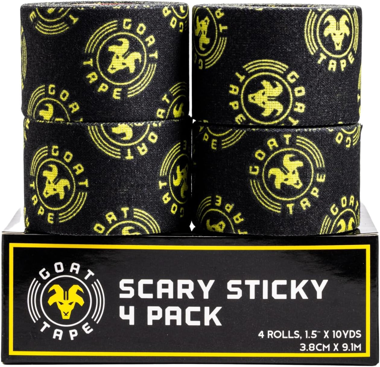 Scary Sticky Premium Athletic Tape | Weightlifting Tape | Thumb Tape for Hook Grip – Sticks with You through the Toughest Fitness Workouts and Lifts