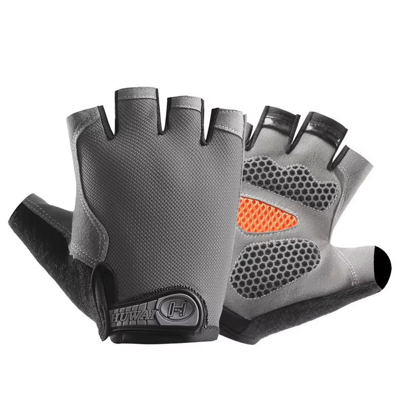 Professional Breathable Anti-Slip Half Finger Gloves for Cycling and Fishing - Unisex Design