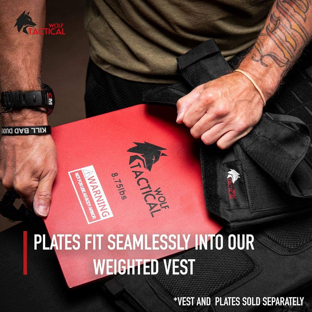 Weight Vest Plates - 5.75/8.75/14.5/19.75LB Pairs